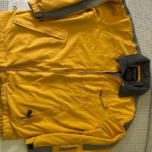 Abercrombie Yellow and Gray Jacket
